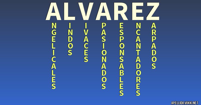 Significado del apellido Álvarez