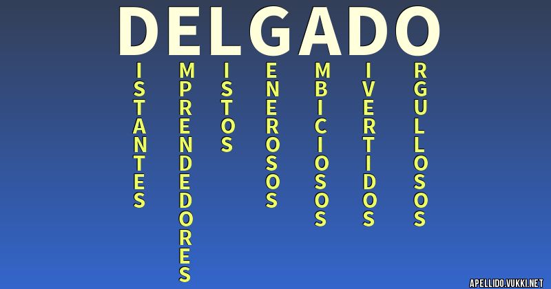 Significado del apellido del gado