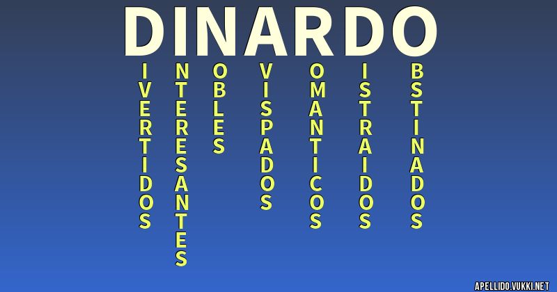 Significado del apellido di nardo