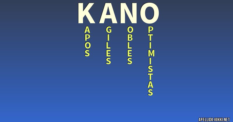 significado-del-apellido-kano-significados-de-los-apellidos