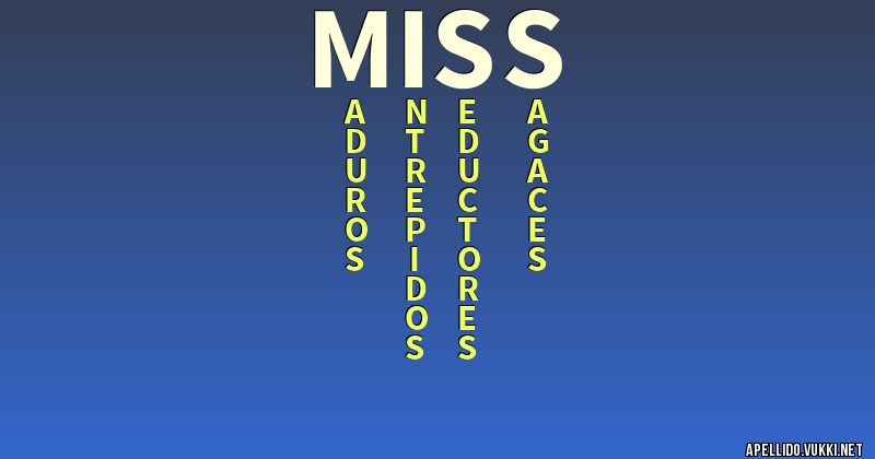 Miss O Que É, Significado : O que “Miss” significa em inglês? – MOFAF