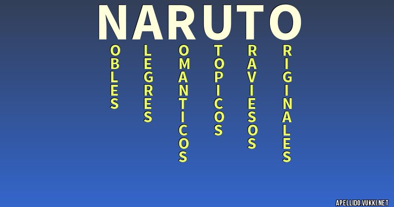 Cual Es El Apellido De Naruto