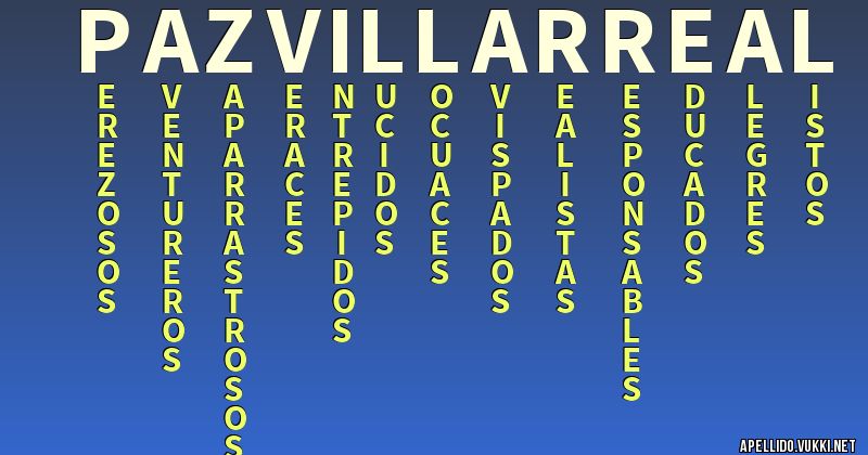 De Donde Viene El Apellido Villarreal