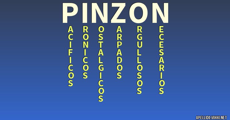 Significado del apellido pinzón