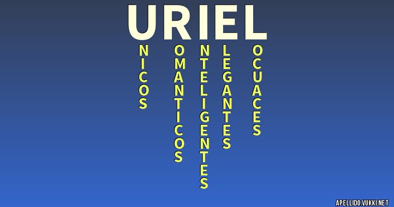 Significado del apellido uriel