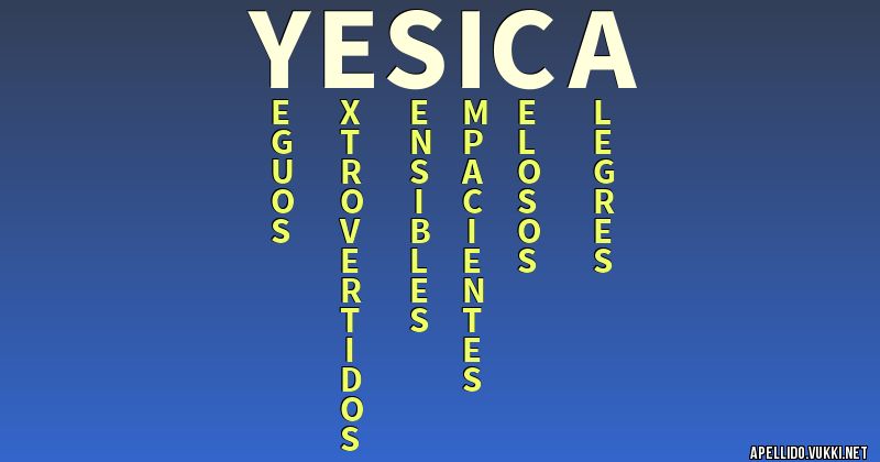 Significado del apellido yesica - Significados de los apellidos
